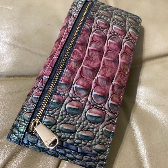 Brahmin Violet Quartz Ady Wallet Melbourne Leather READ - Picture 4 of 14